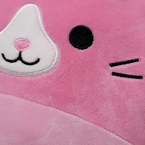 Squishmallows Geraldine Pink Cat Brock Bulldog Plush Flipamallow 9” Stuffed - Picture 8 of 9